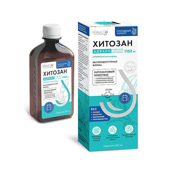 Хитозан Адванс, 250мл (Витаукт)